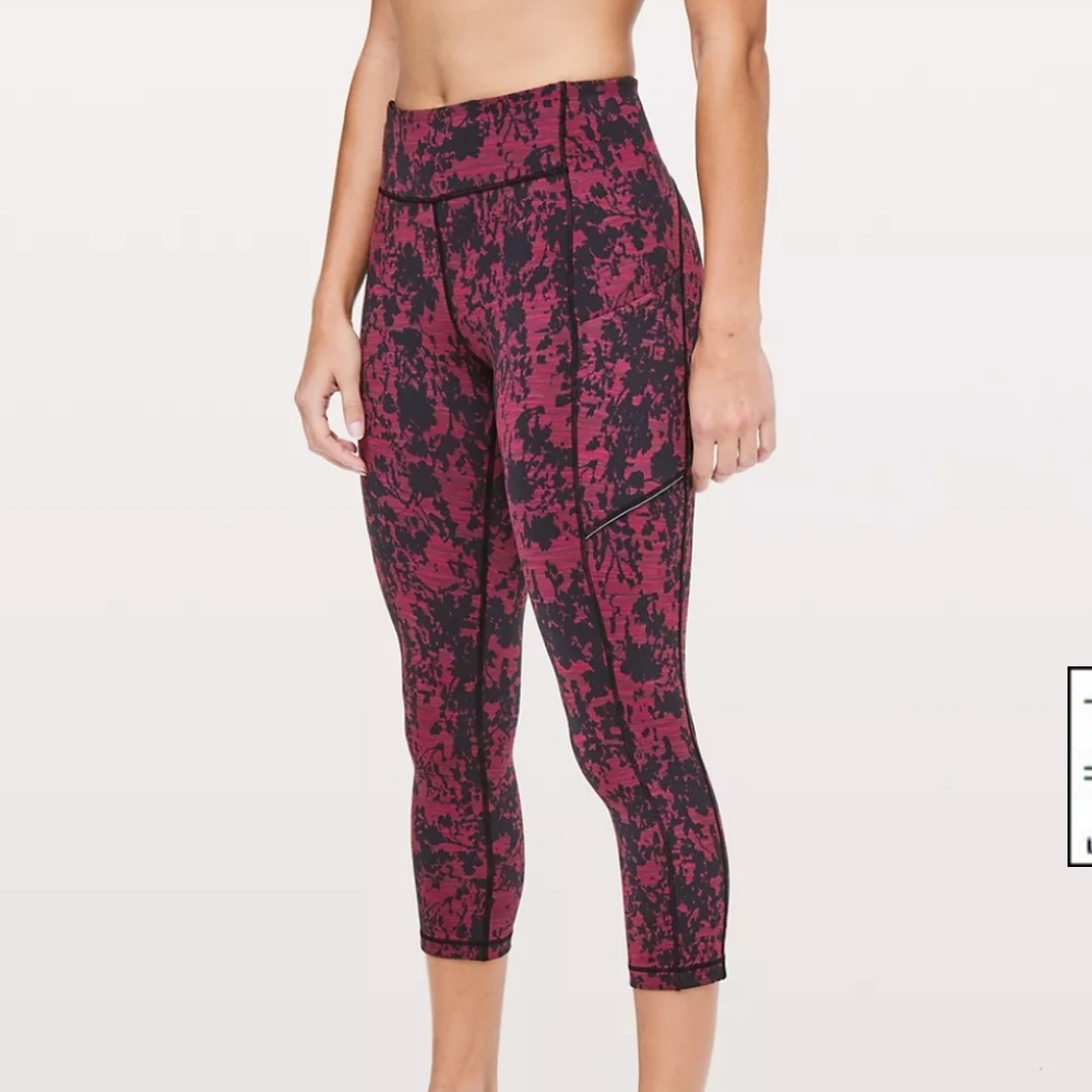 EUC Lululemon Speed Up Crop 21" Leggings